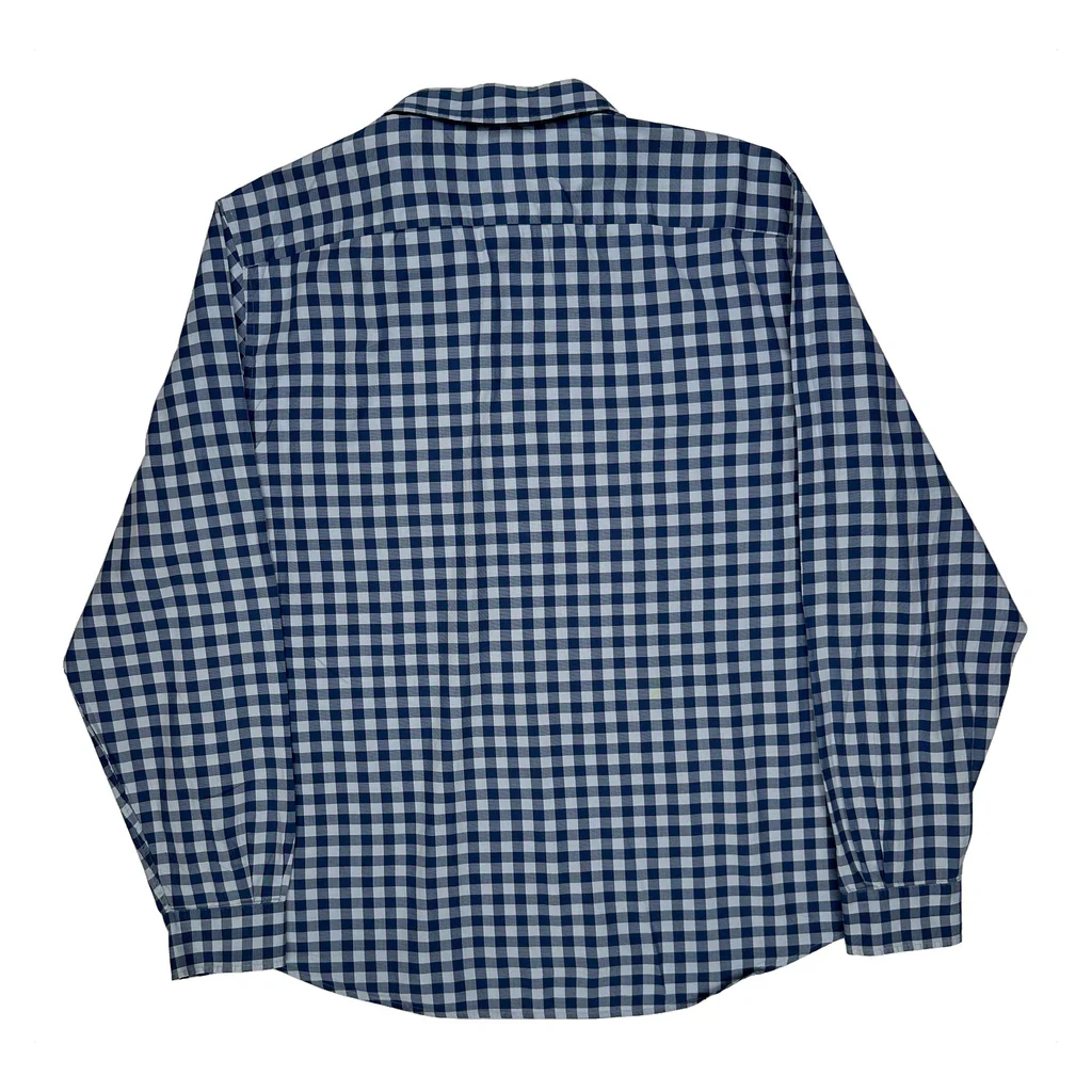 Lacoste Checked Shirt - 2XL Blue Cotton - Image 2