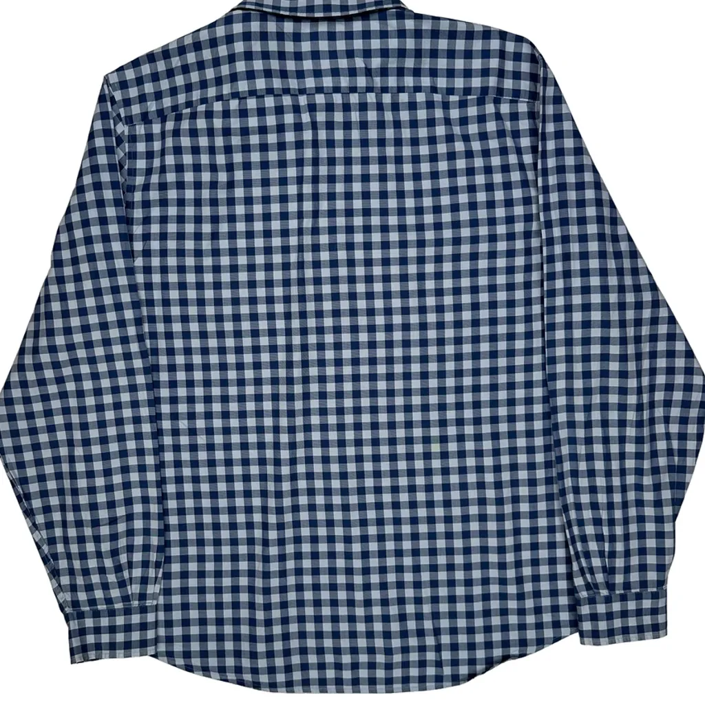 Lacoste Checked Shirt - 2XL Blue Cotton - Image 6