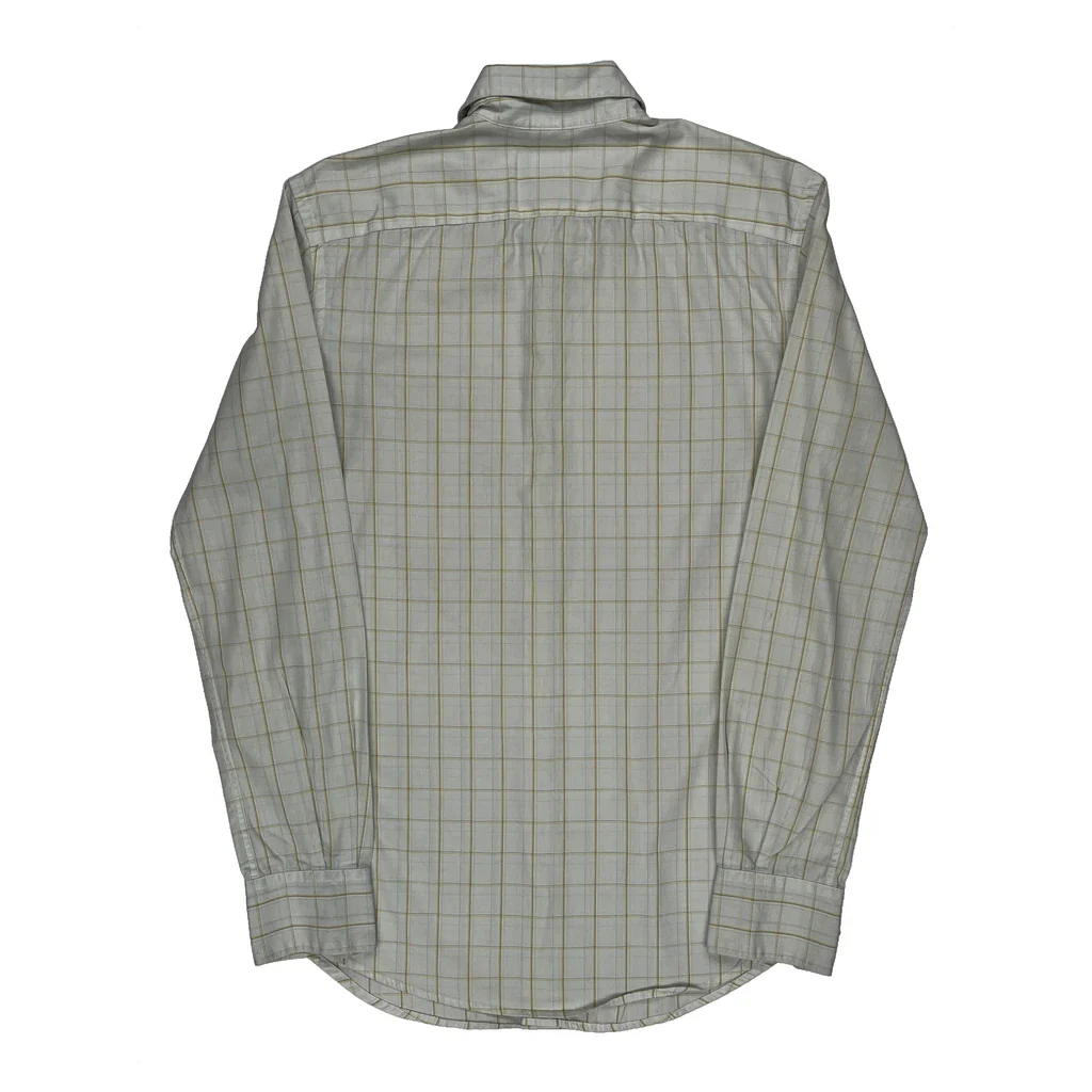 Lacoste Checked Shirt - Small Cream Cotton - Image 2