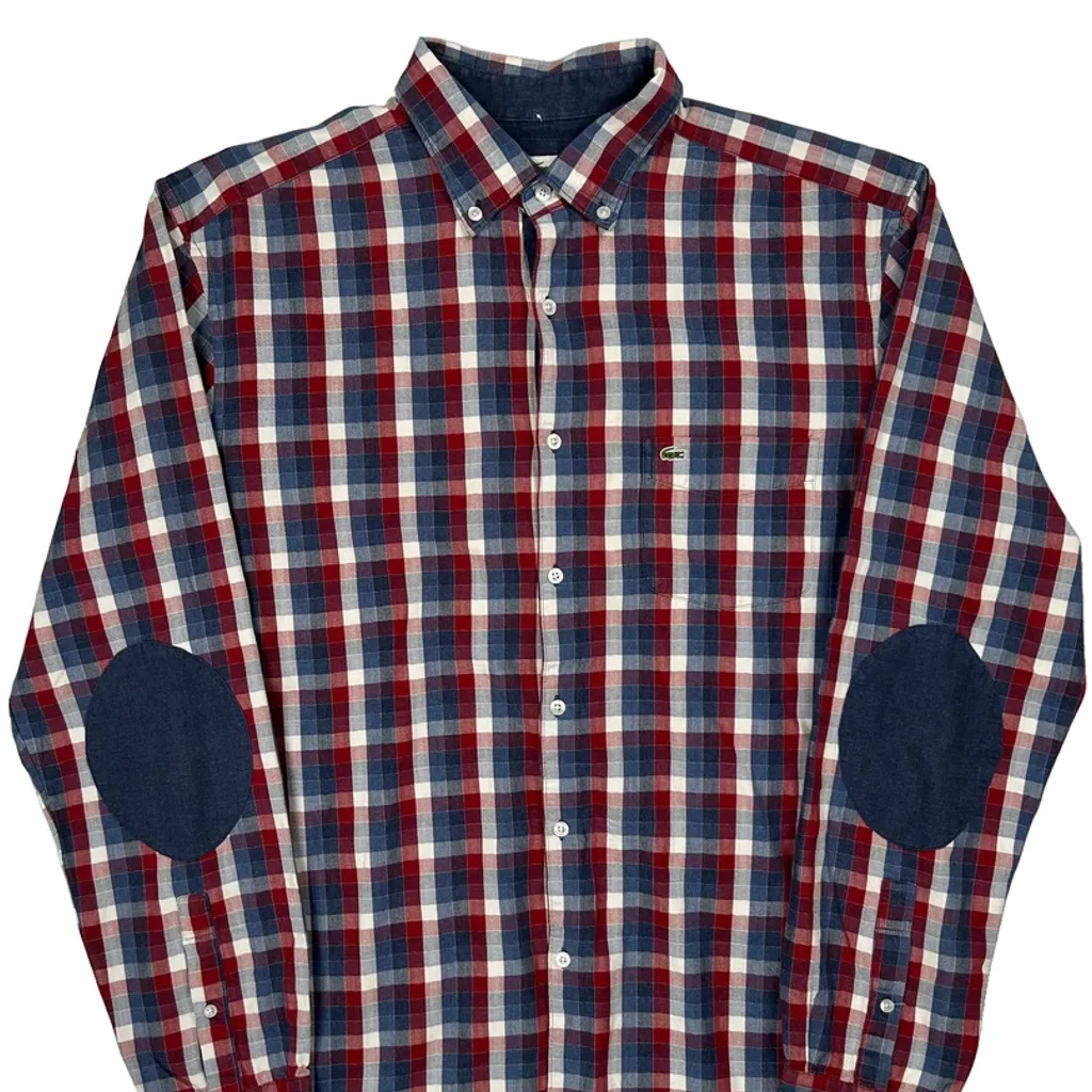 Lacoste Checked Shirt - Large Multicoloured Cotton - Image 5