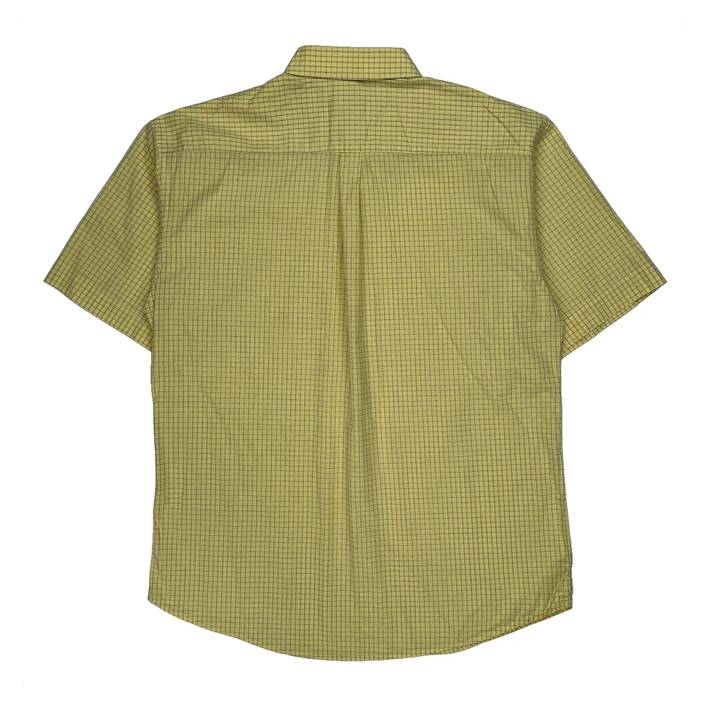 Lacoste Short Sleeve Shirt - Medium Yellow Cotton - Image 2