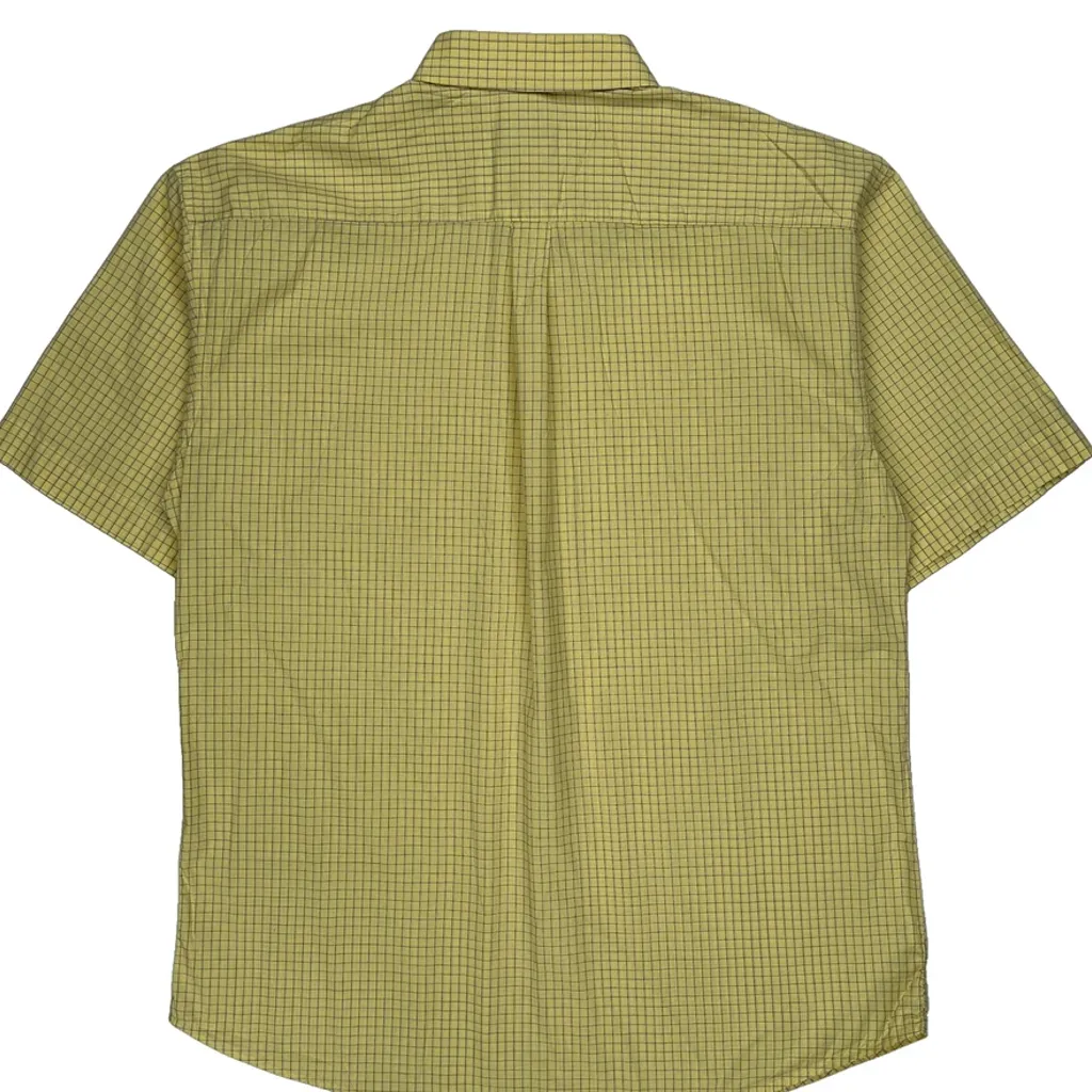 Lacoste Short Sleeve Shirt - Medium Yellow Cotton - Image 6