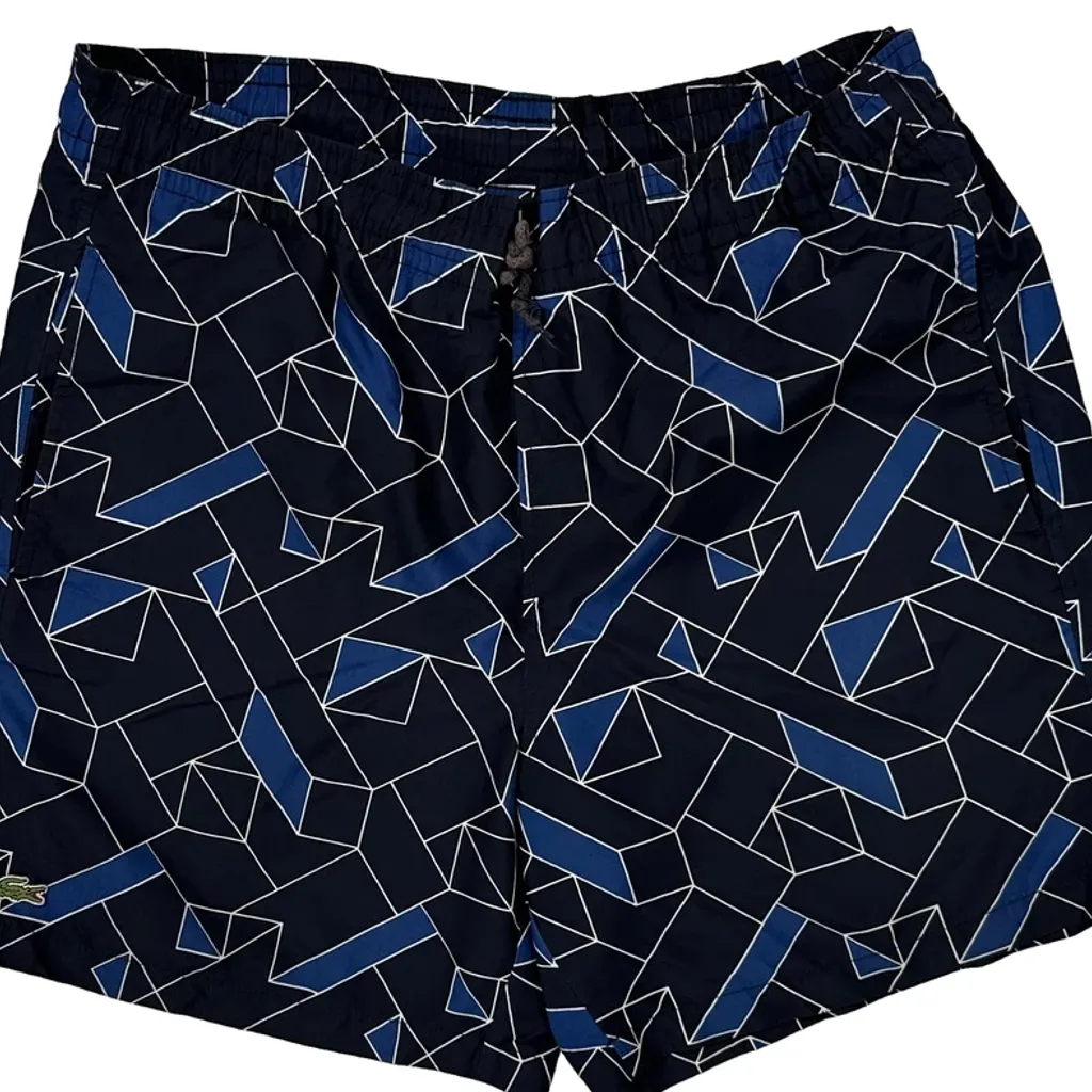 Lacoste Sport Shorts - Medium Blue Polyester - Image 5
