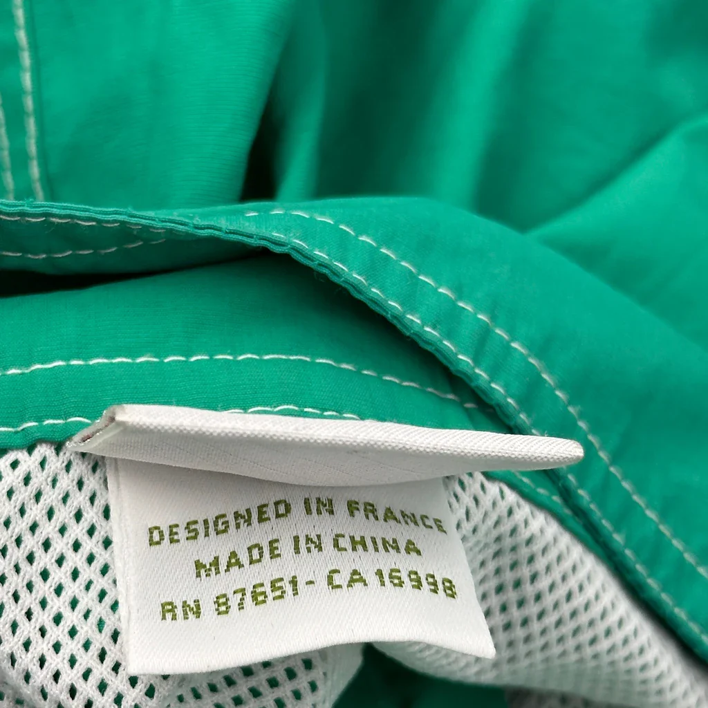 Lacoste Sport Shorts - Large Green Polyester - Image 4