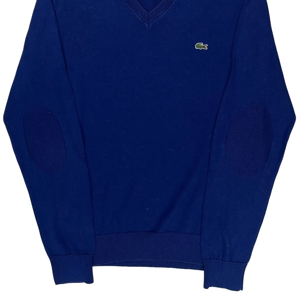 Lacoste Sweater - Medium Blue Cotton - Image 4