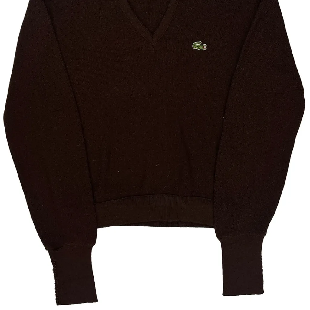 Lacoste Sweater - Small Brown Cotton - Image 5