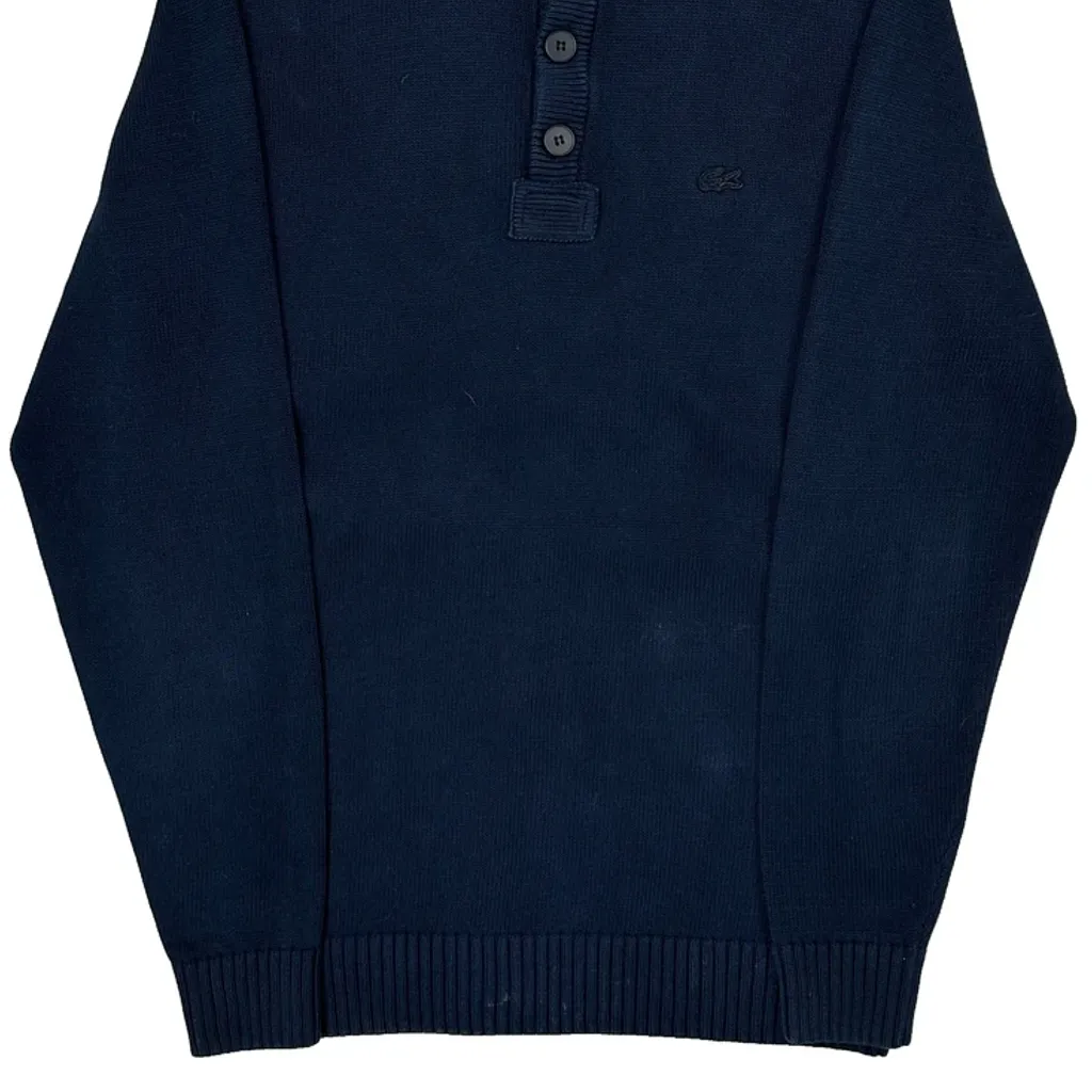 Lacoste Sweater - Medium Navy Cotton - Image 4