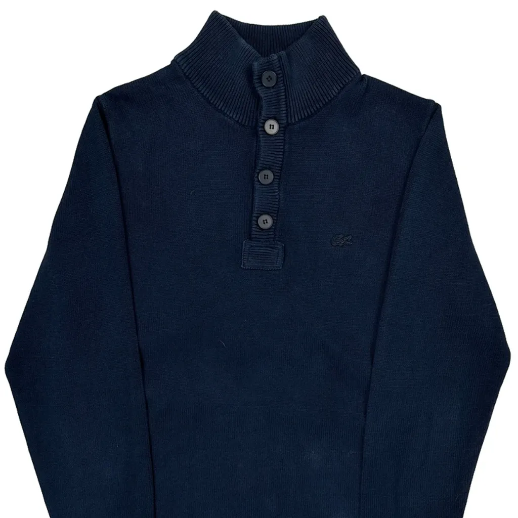 Lacoste Sweater - Medium Navy Cotton - Image 5