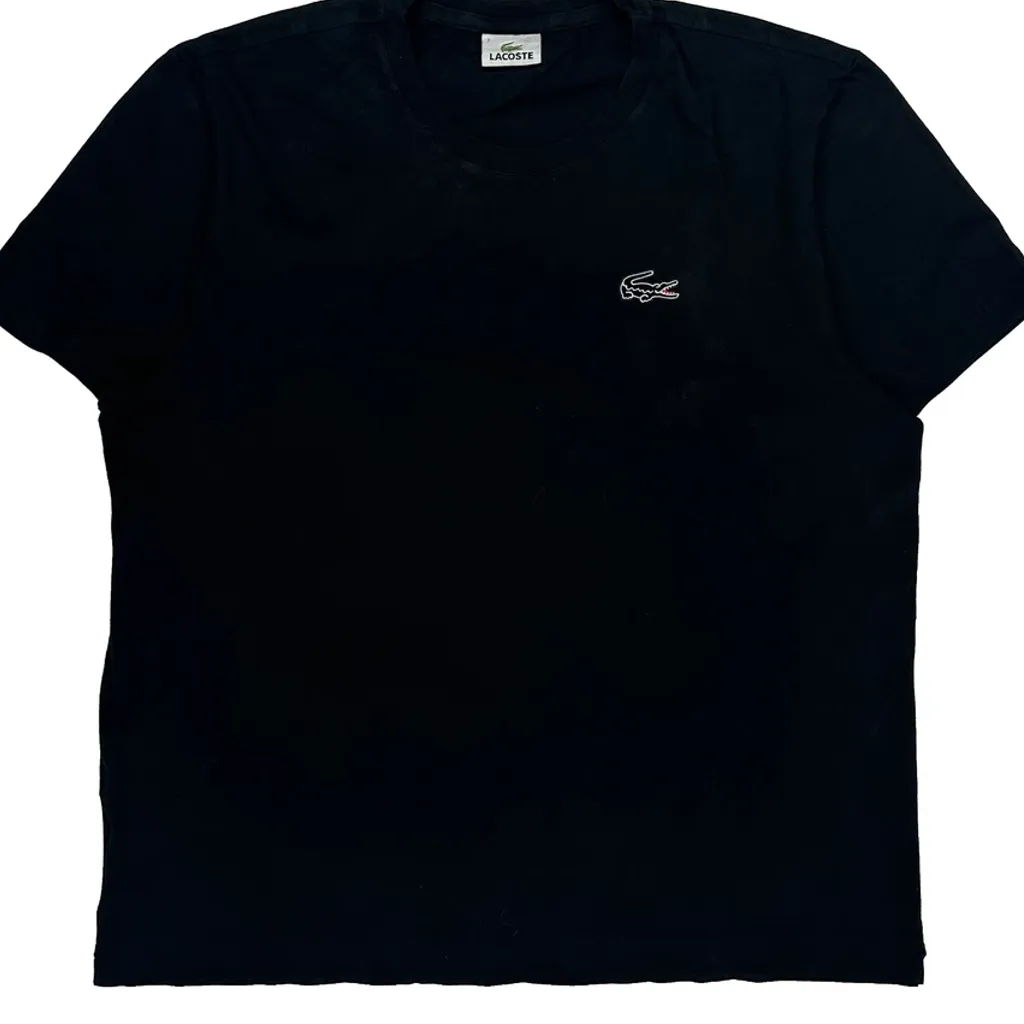 Lacoste T-Shirt - 2XL Black Cotton - Image 4