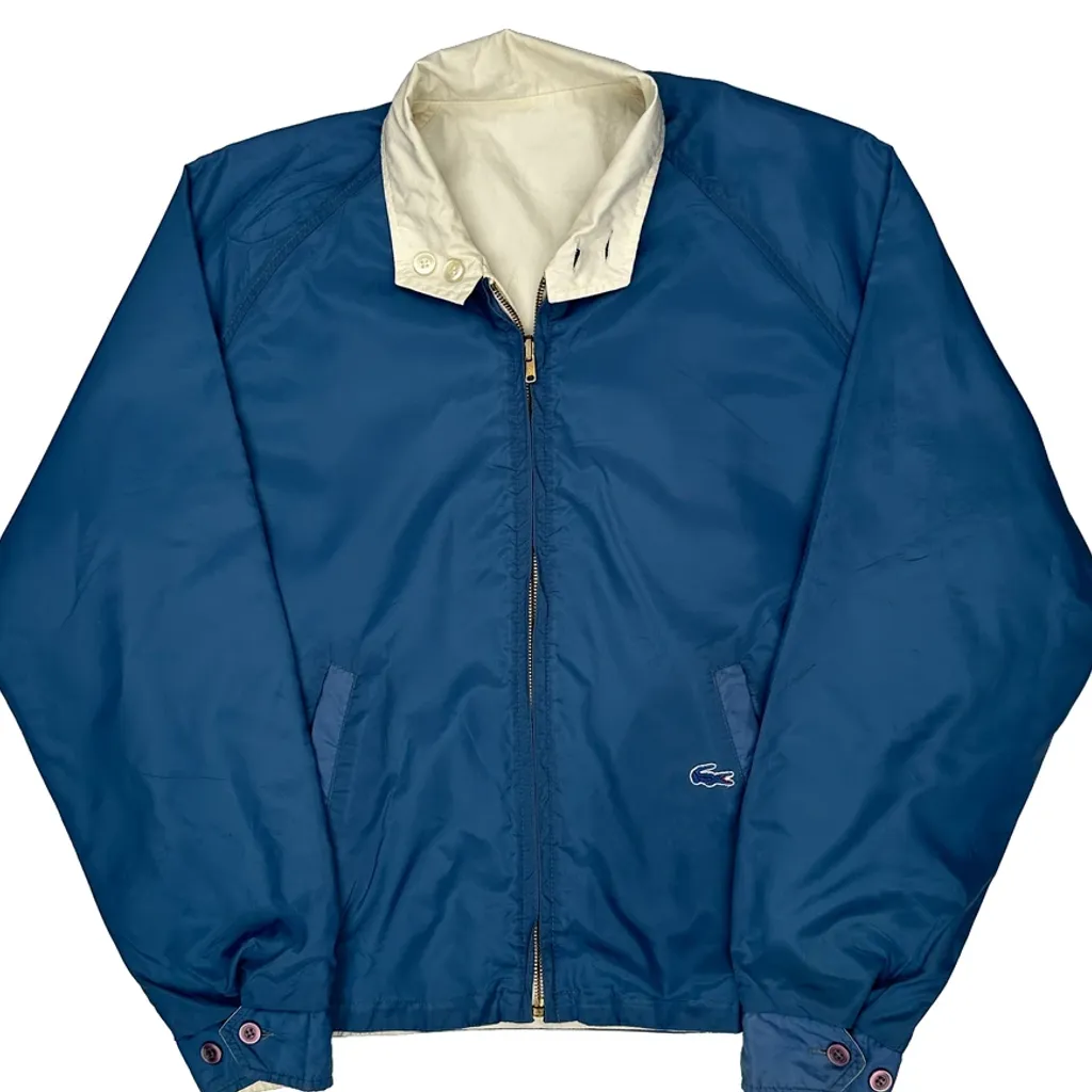 Lacoste Reversible Windbreaker - Medium Blue Polyester - Image 5