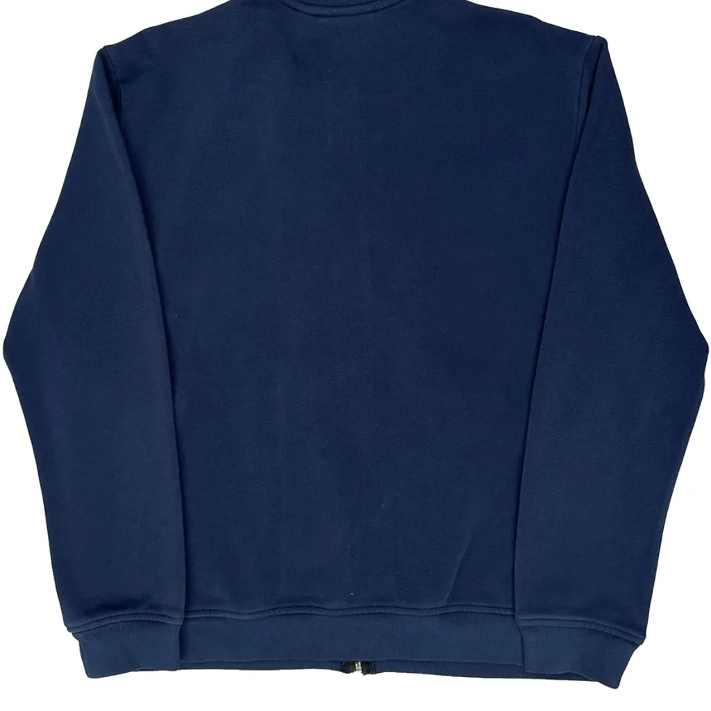 Lacoste Collared Zip Up - 2XL Blue Cotton - Image 6
