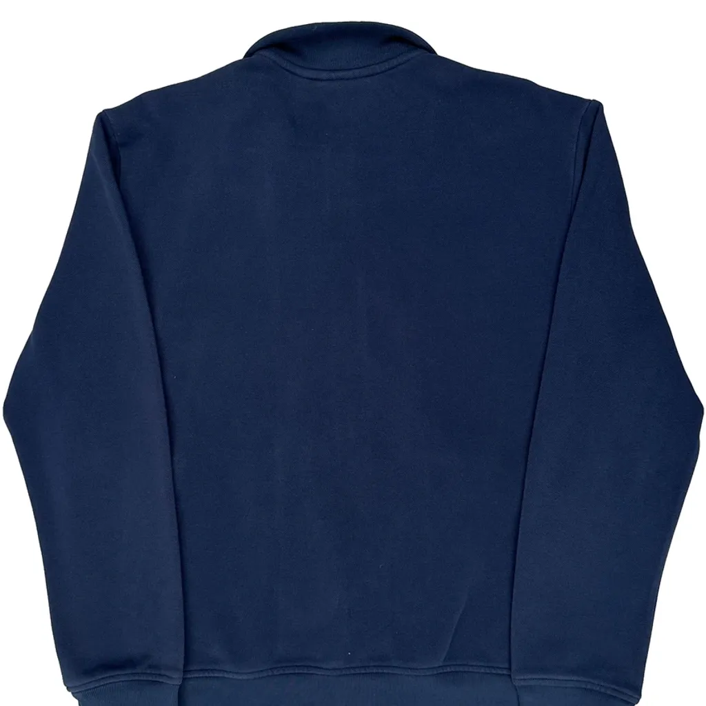 Lacoste Collared Zip Up - 2XL Blue Cotton - Image 7