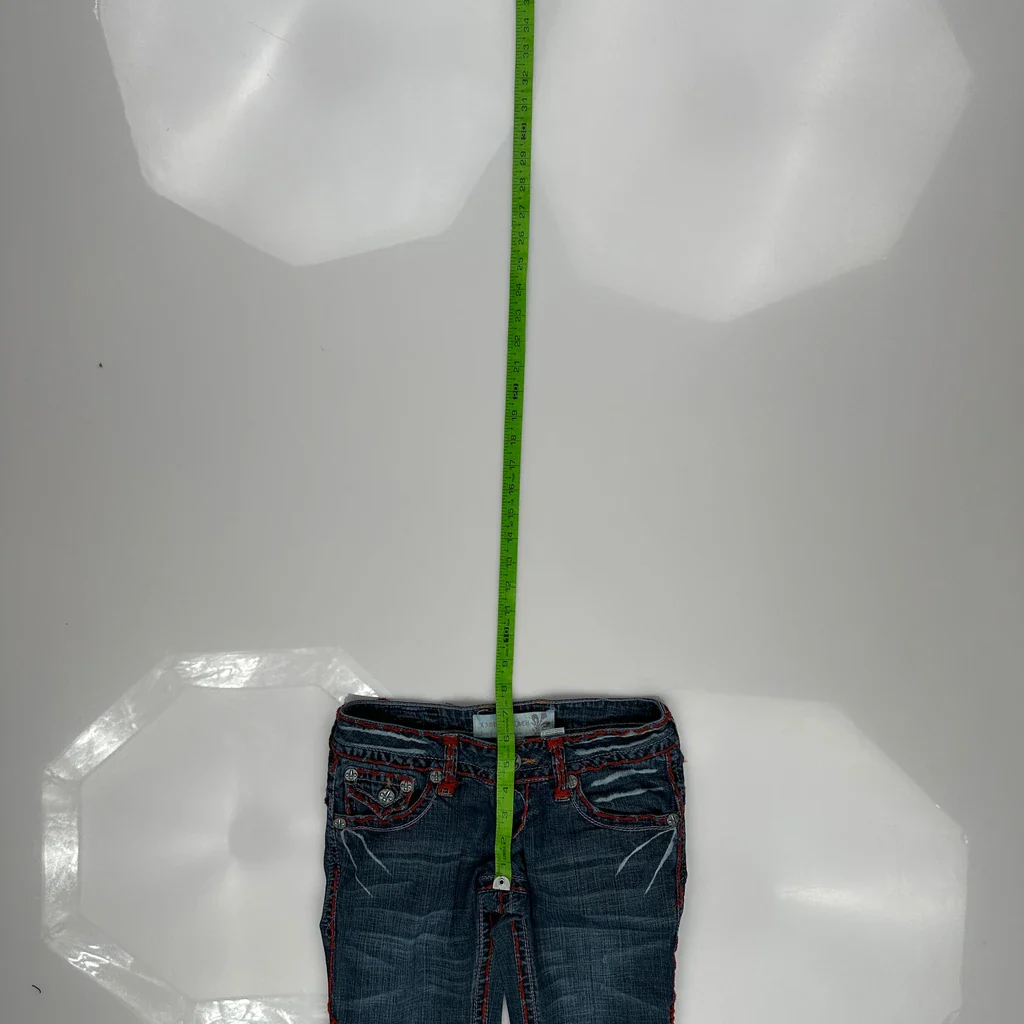 Laguna Beach Contrast Stitch Jeans - 28W UK 6 Blue Denim - Image 4