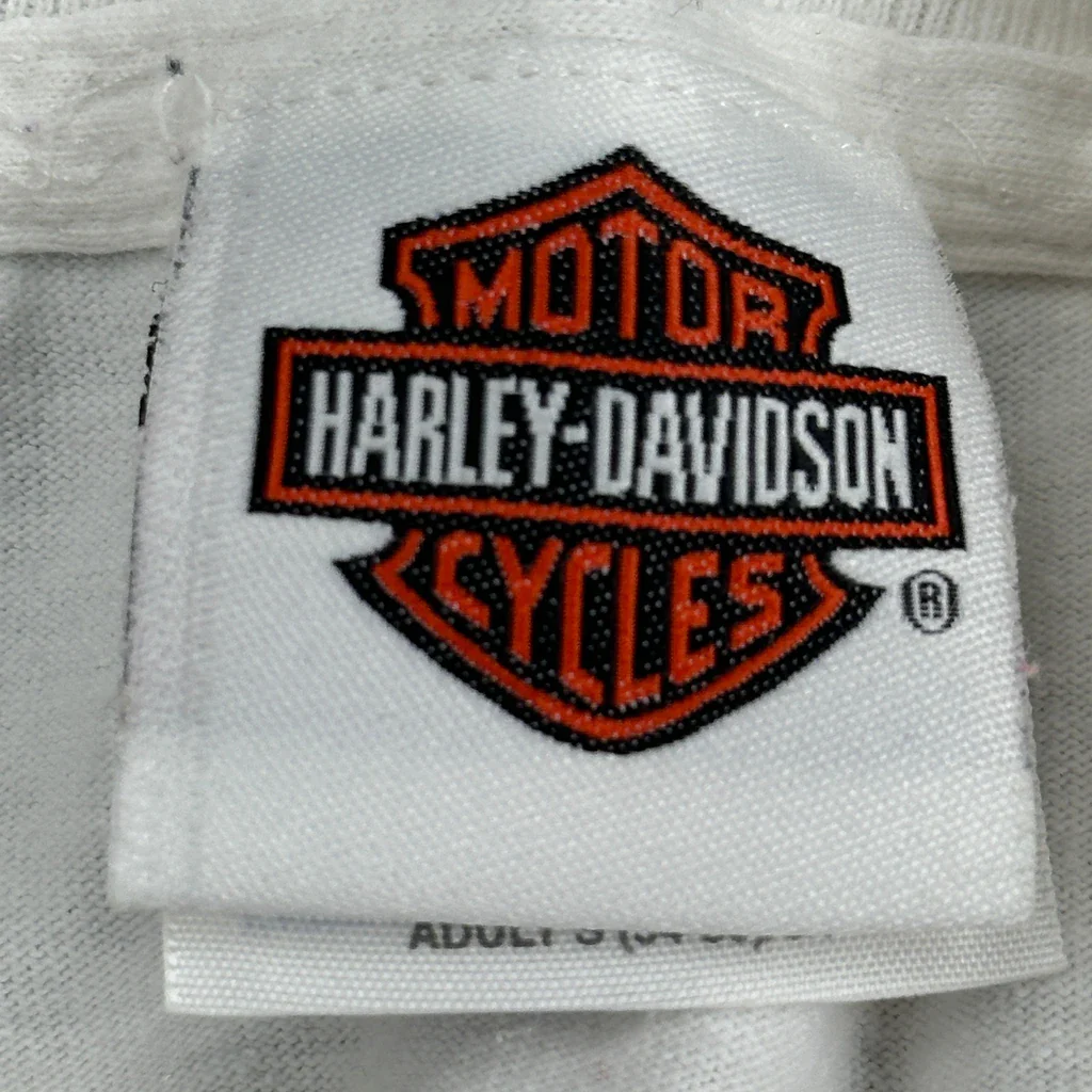 Lake Of The Ozarks Bikefest 2007 Harley Davidson Graphic T-Shirt - Small White Cotton - Image 5