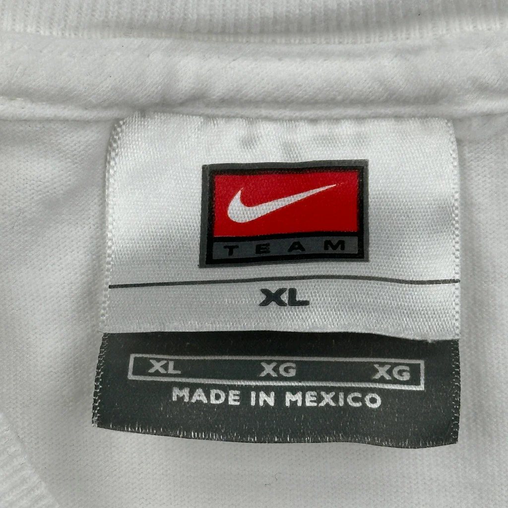 Lakers Nike Nba Long Sleeve T-Shirt - XL White Cotton - Image 3