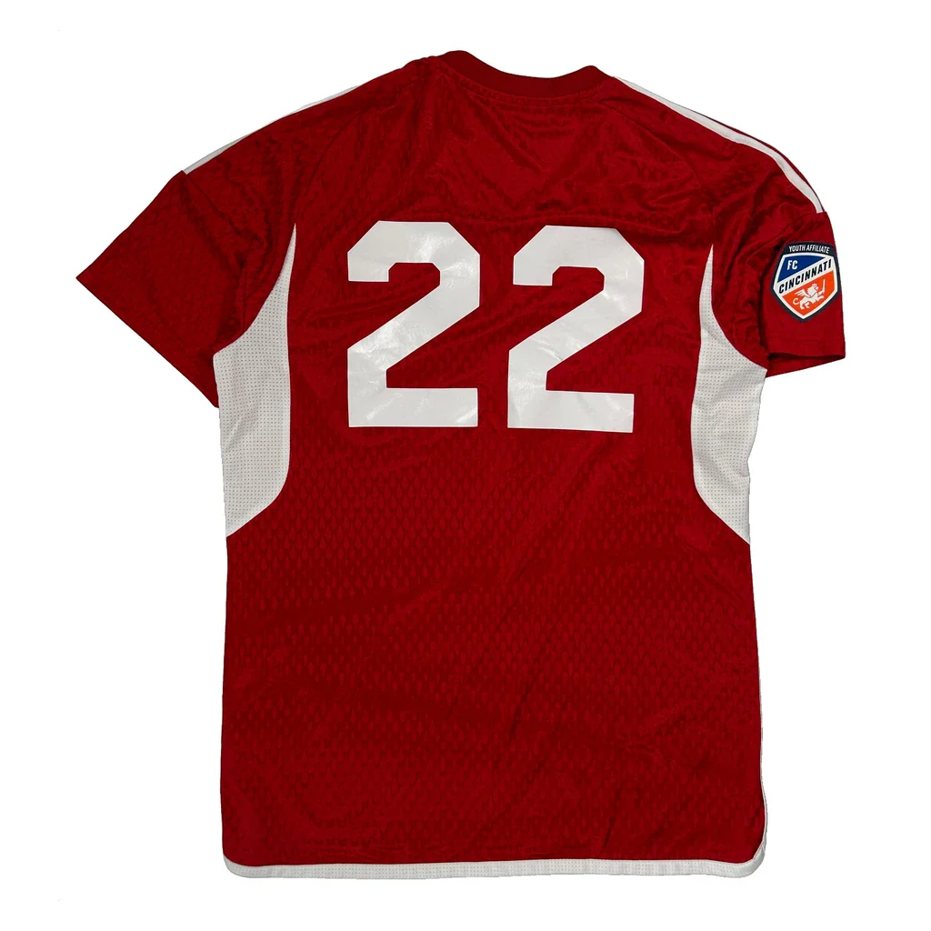 Lakota Fc Adidas Football Shirt - Large Red Polyester - Image 2