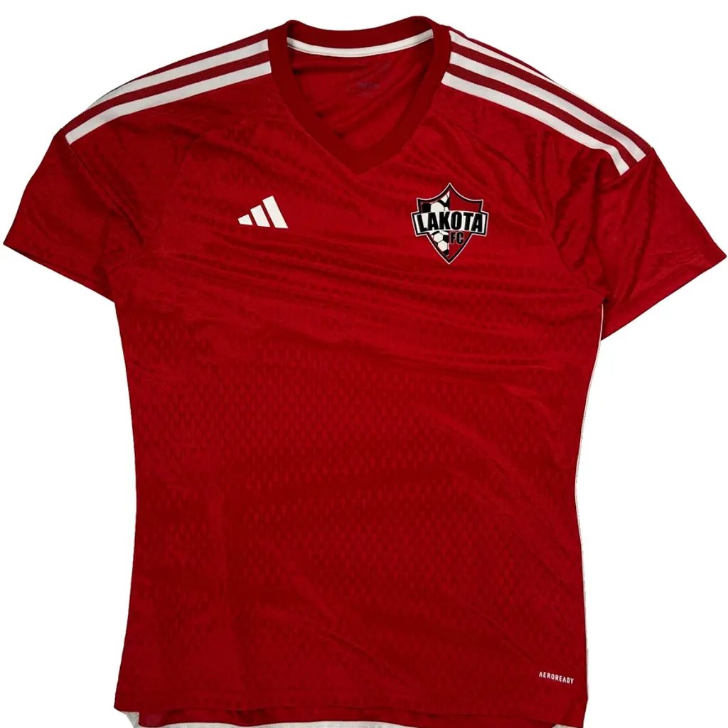Lakota Fc Adidas Football Shirt - Large Red Polyester - Image 4