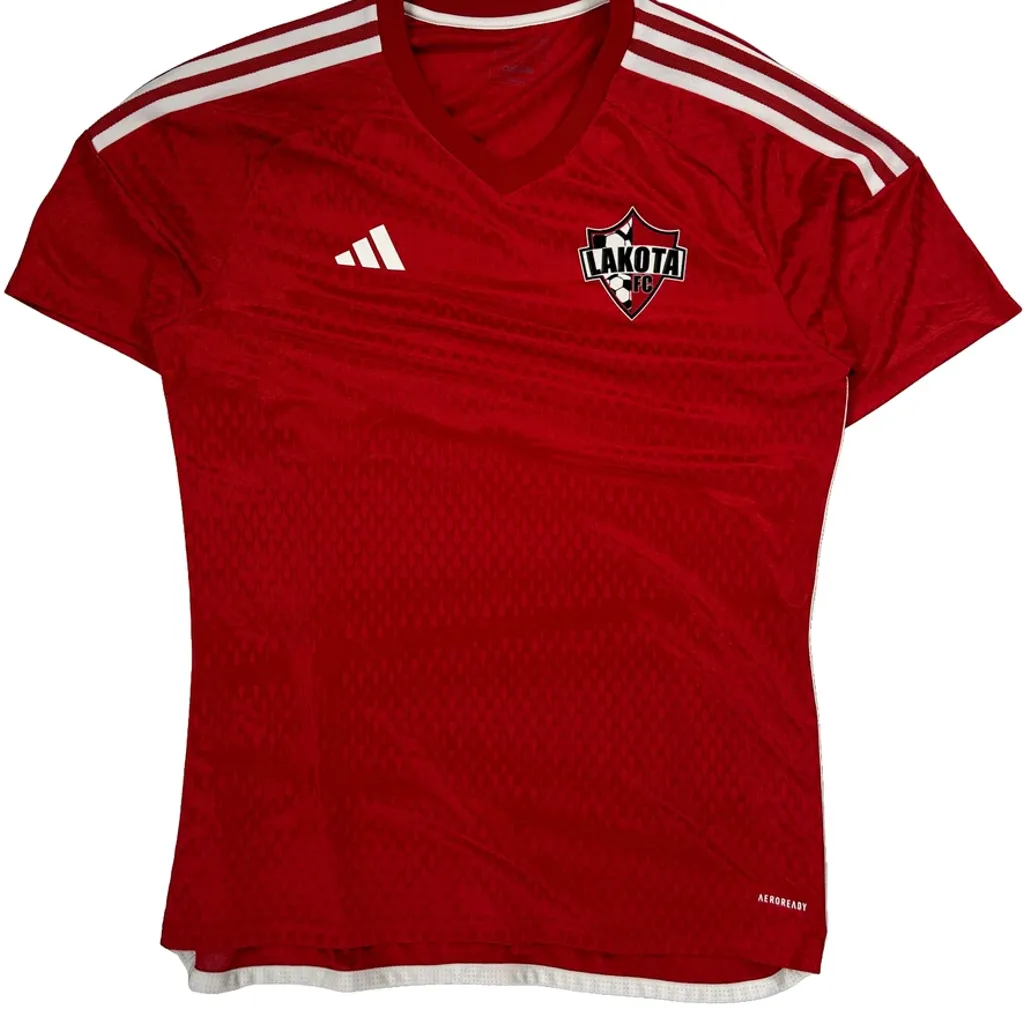 Lakota Fc Adidas Football Shirt - Large Red Polyester - Image 5