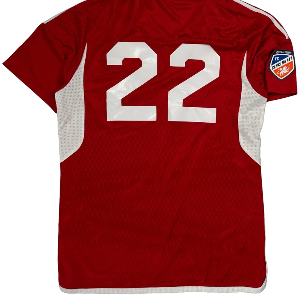 Lakota Fc Adidas Football Shirt - Large Red Polyester - Image 6