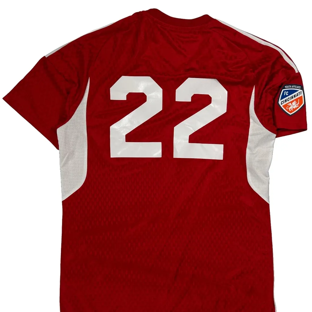 Lakota Fc Adidas Football Shirt - Large Red Polyester - Image 7