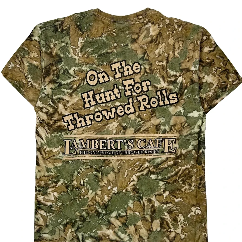 Lambert'S Cafe Gildan Camo T-Shirt - Medium Camo Cotton - Image 6