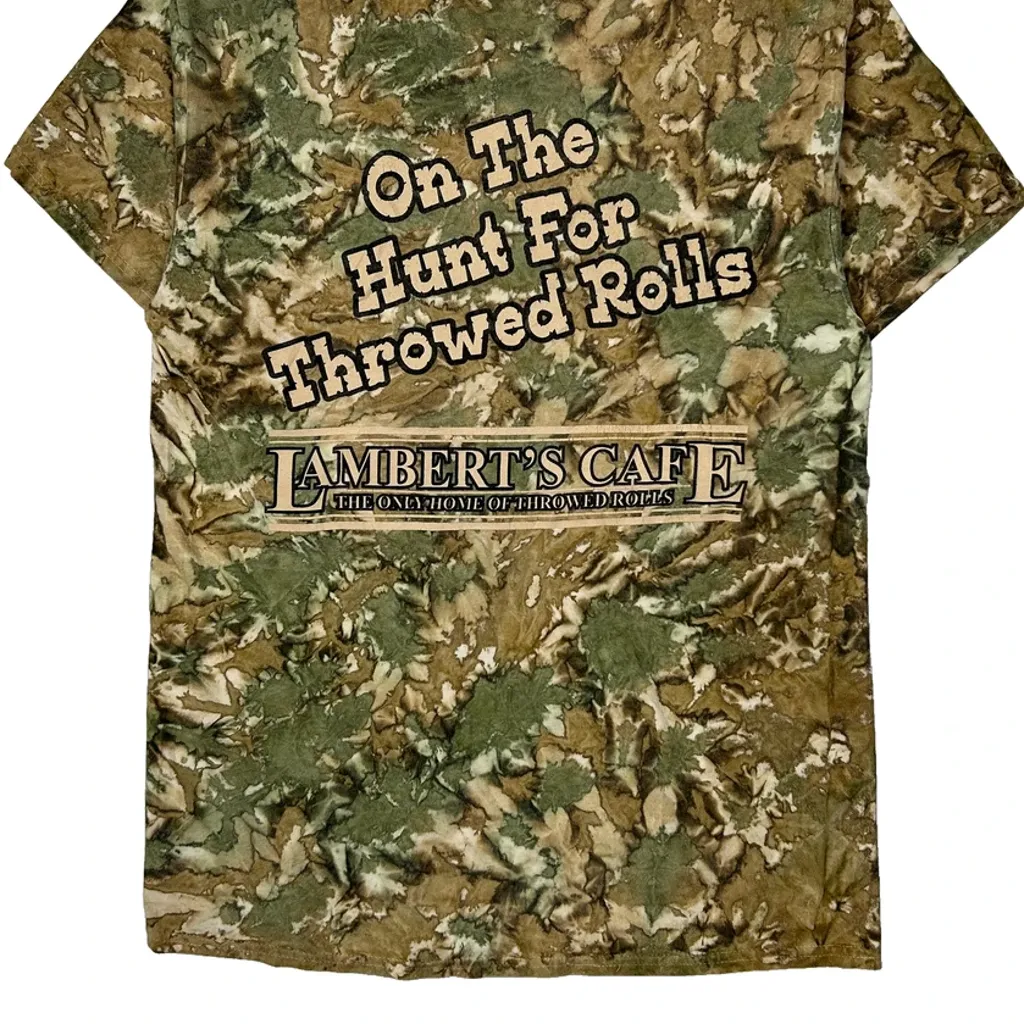 Lambert'S Cafe Gildan Camo T-Shirt - Medium Camo Cotton - Image 7