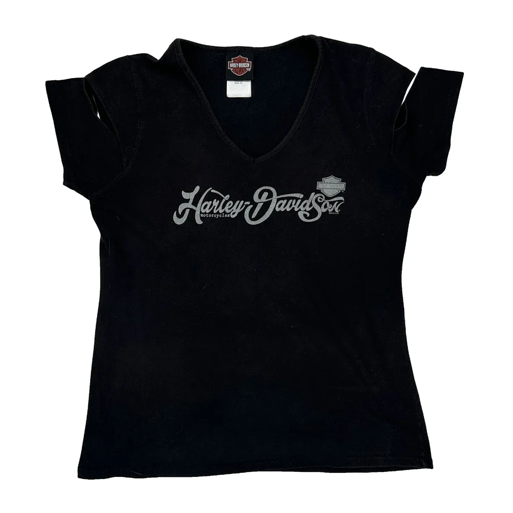 Lancaster Harley Davidson T-Shirt - XL Black Cotton