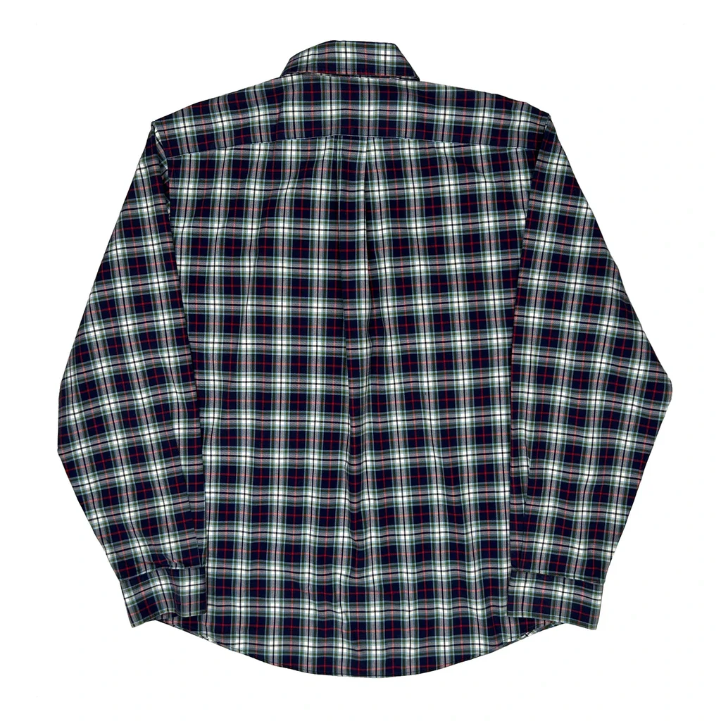 Lands End Checked Shirt - Large Multicoloured Cotton - Image 2