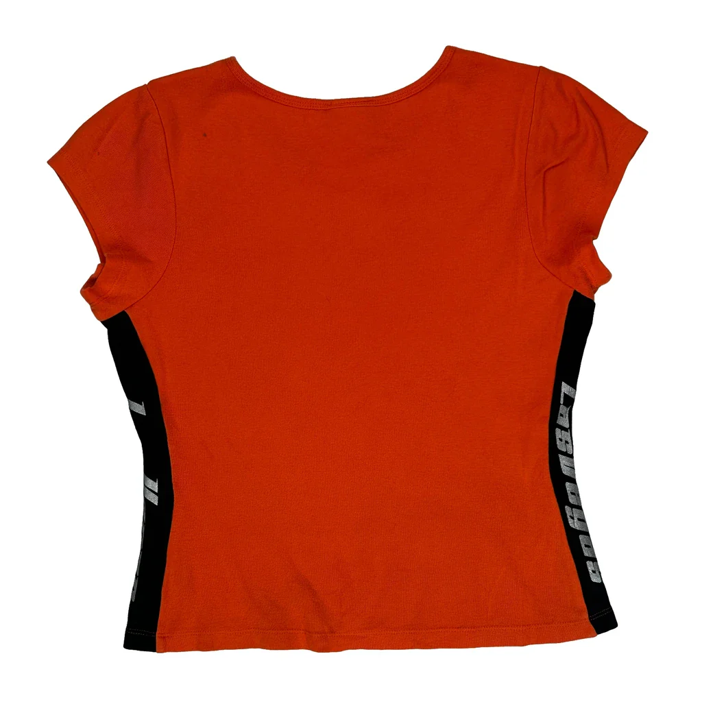 Las Vegas Harley Davidson Graphic T-Shirt - XL Orange Cotton - Image 2