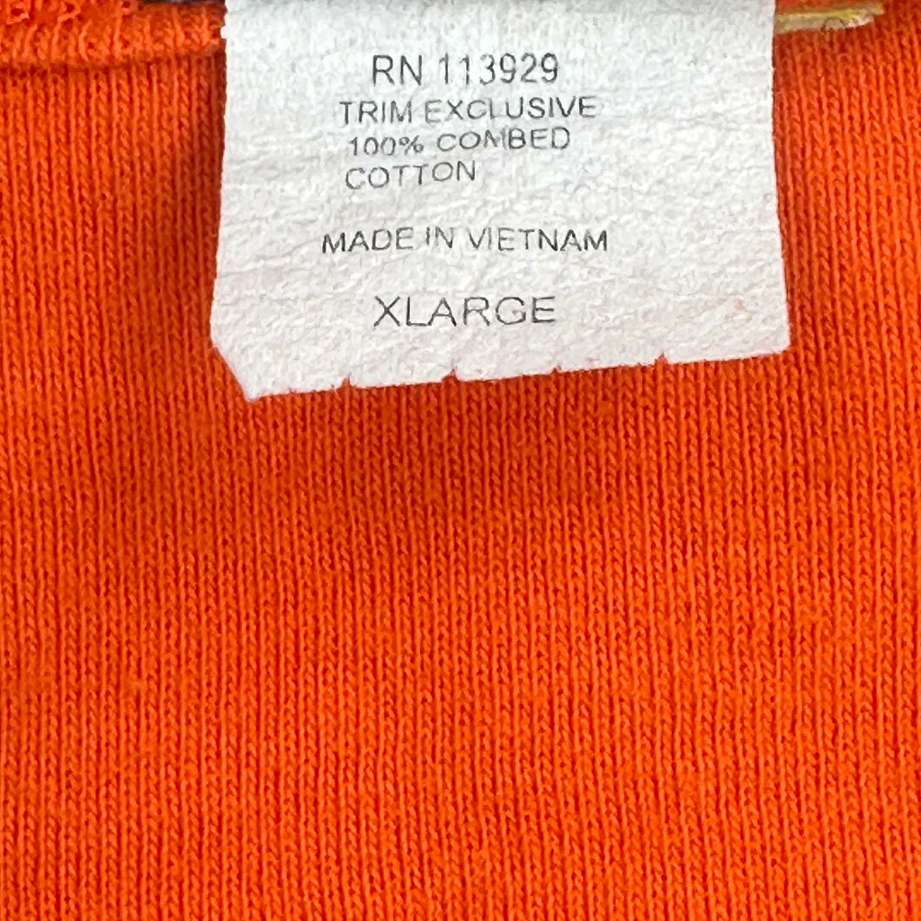 Las Vegas Harley Davidson Graphic T-Shirt - XL Orange Cotton - Image 4