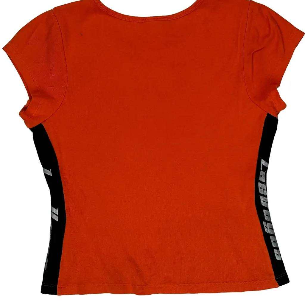 Las Vegas Harley Davidson Graphic T-Shirt - XL Orange Cotton - Image 8