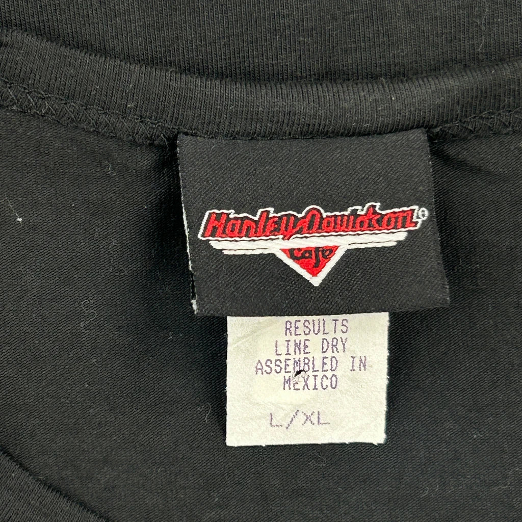 Las Vegas Harley Davidson Graphic Tank Top - Large Black Cotton - Image 3