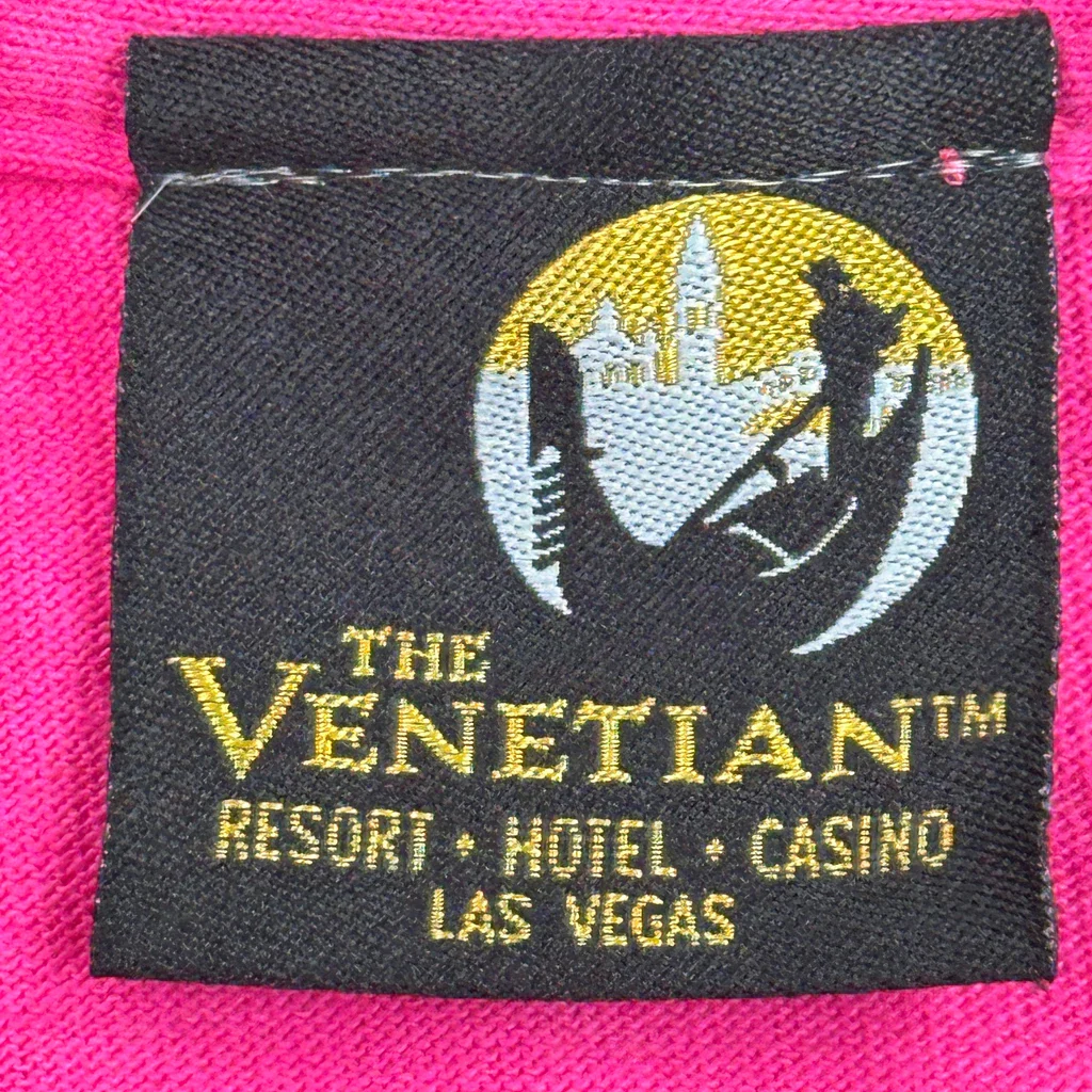 Las Vegas The Venetian Single Stitch T-Shirt - Medium Pink Cotton - Image 4