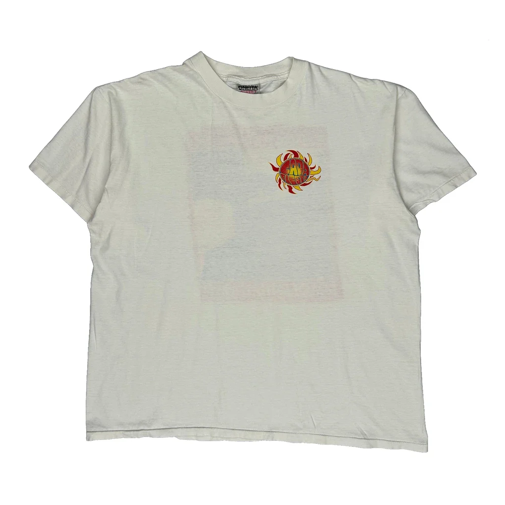 Leadership Camp Oneita Graphic T-Shirt - XL White Cotton