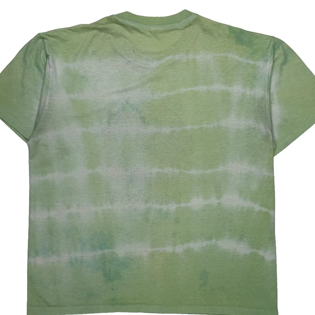 League Champs Indoor Soccer Augusta Single Stitch T-Shirt - XL Green Cotton - Image 6