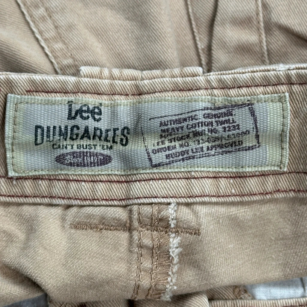 Lee Cargo Shorts - 30W 11L Beige Cotton - Image 6