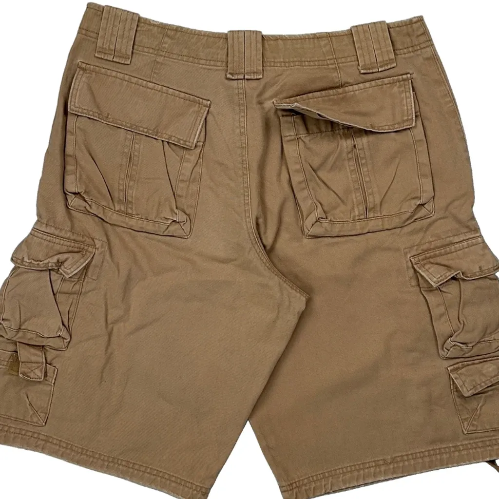 Lee Cargo Shorts - 30W 11L Beige Cotton - Image 7