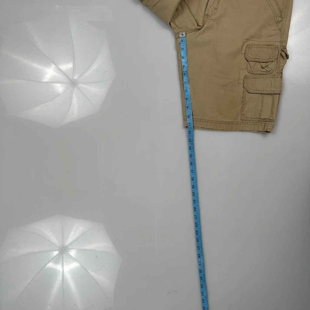 Lee Cargo Shorts - 30W 10L Beige Cotton - Image 5