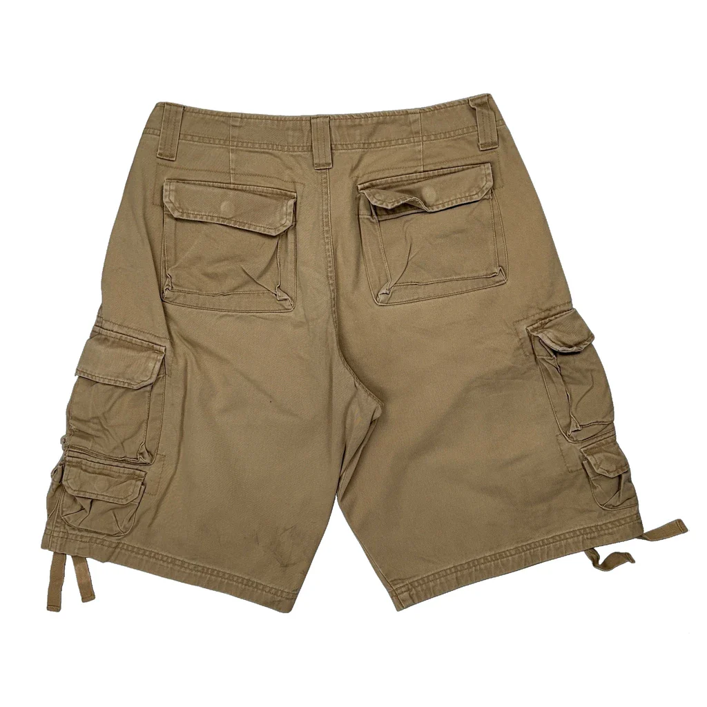 Lee Cargo Shorts - 31W 10L Beige Cotton