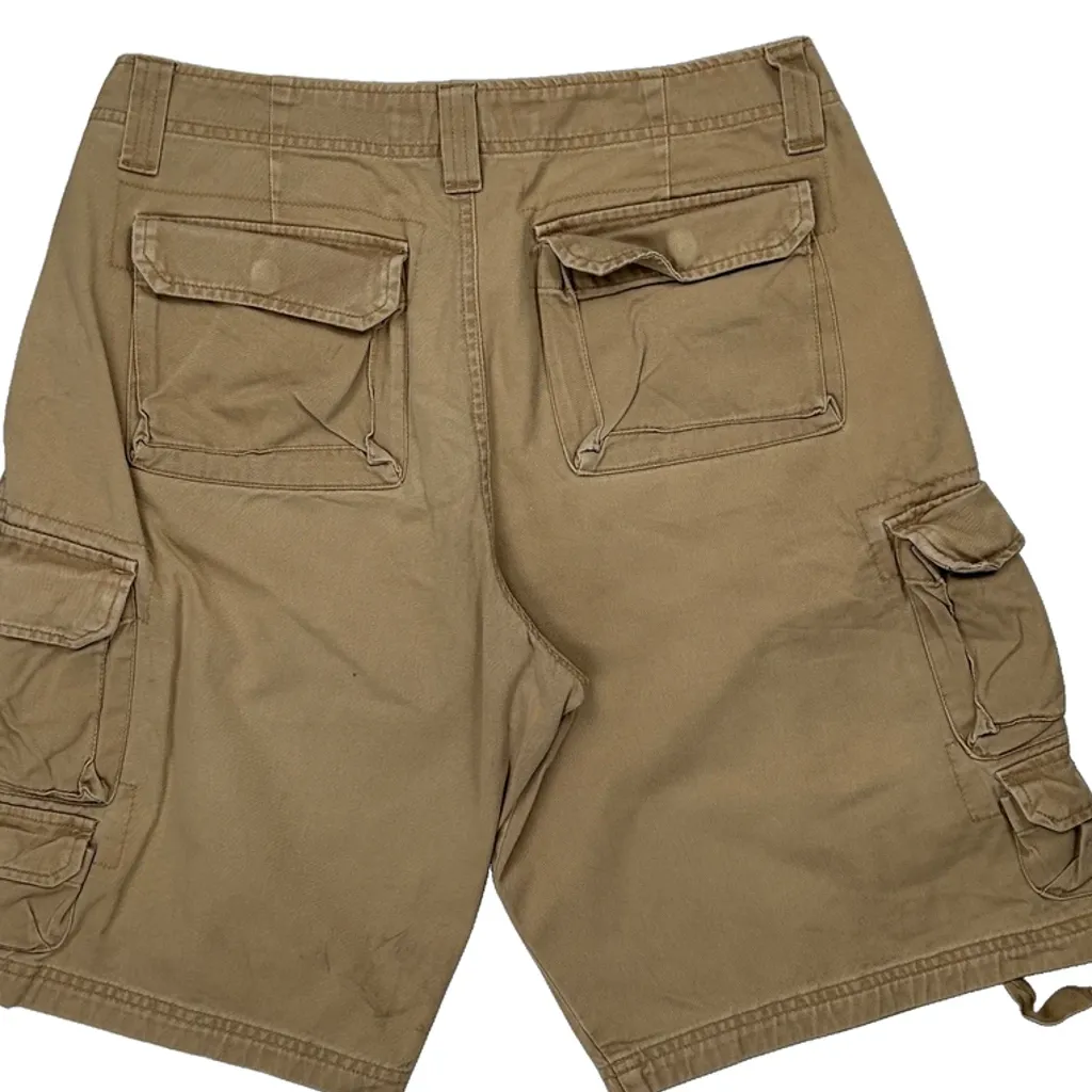 Lee Cargo Shorts - 31W 10L Beige Cotton - Image 7