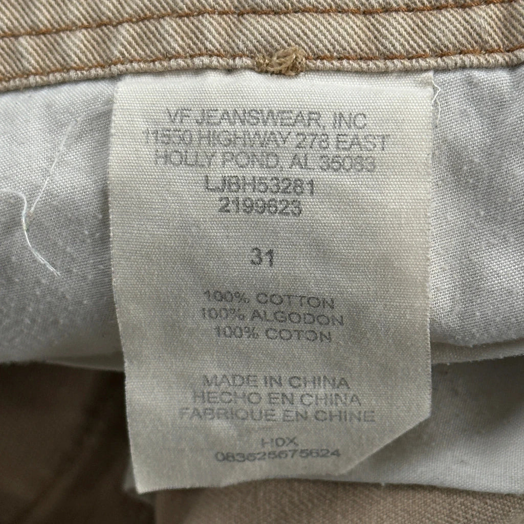 Lee Cargo Shorts - 31W 11L Beige Cotton - Image 7