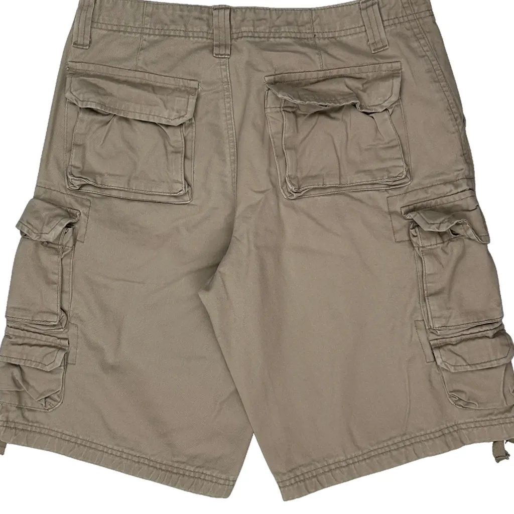 Lee Cargo Shorts - 32W 10L Beige Cotton - Image 8