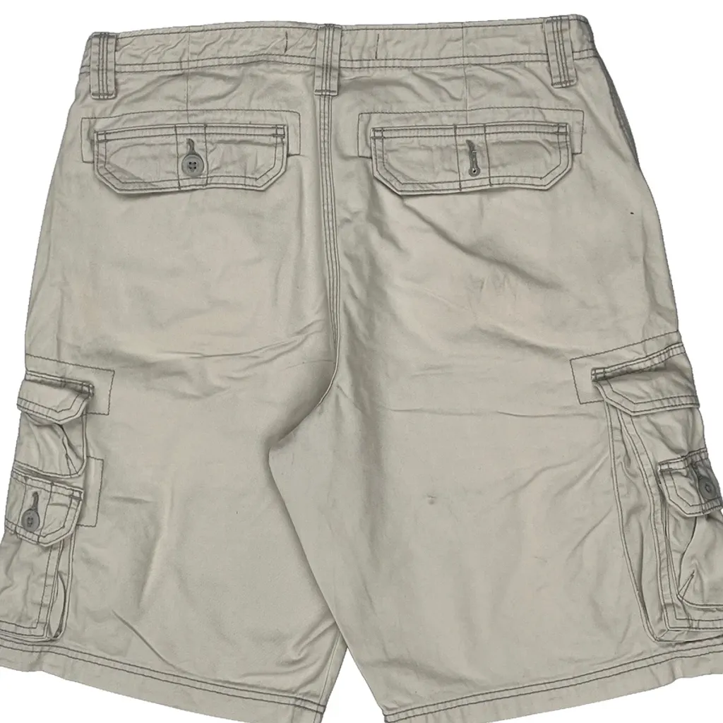 Lee Cargo Shorts - 32W 10L Beige Cotton - Image 7
