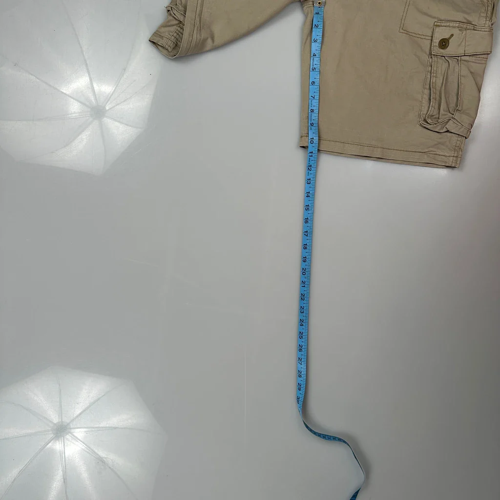 Lee Cargo Shorts - 34W 10L Beige Cotton - Image 5
