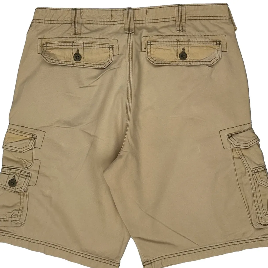 Lee Cargo Shorts - 34W 11L Beige Cotton - Image 10