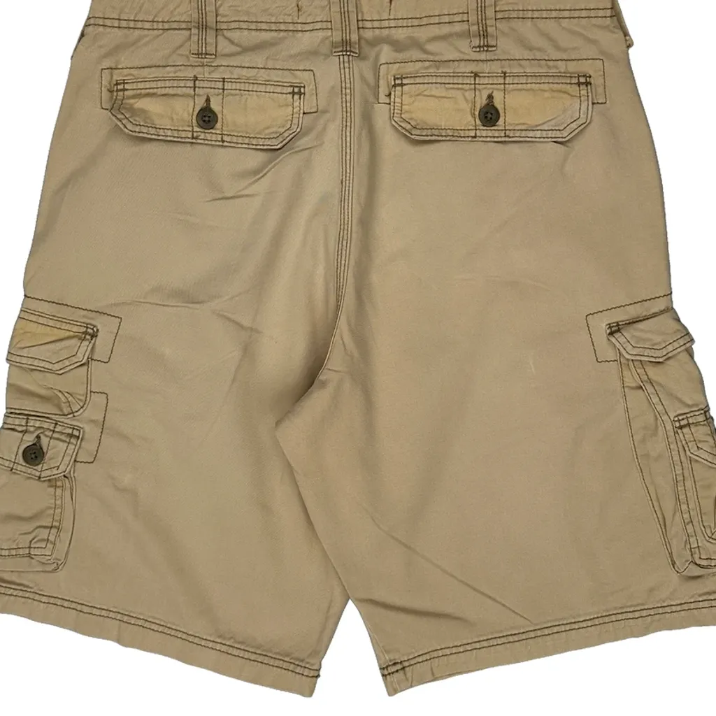Lee Cargo Shorts - 34W 11L Beige Cotton - Image 9