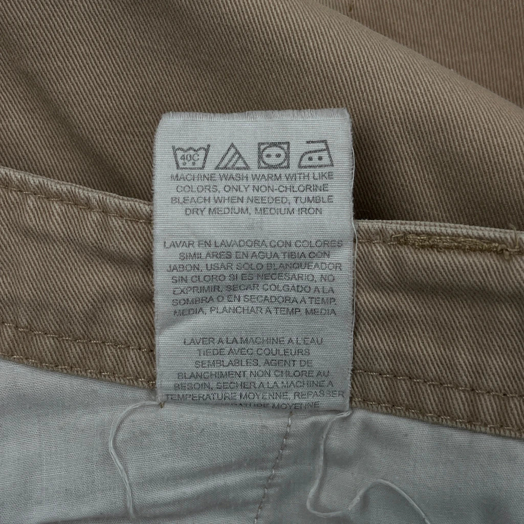 Lee Cargo Shorts - 36W 12L Beige Cotton - Image 6