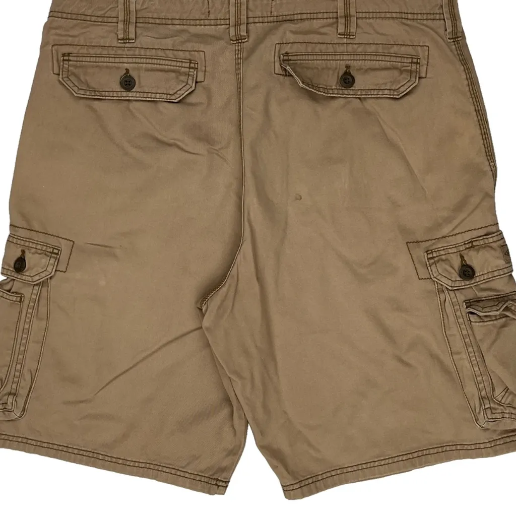 Lee Cargo Shorts - 38W 10L Beige Cotton - Image 9