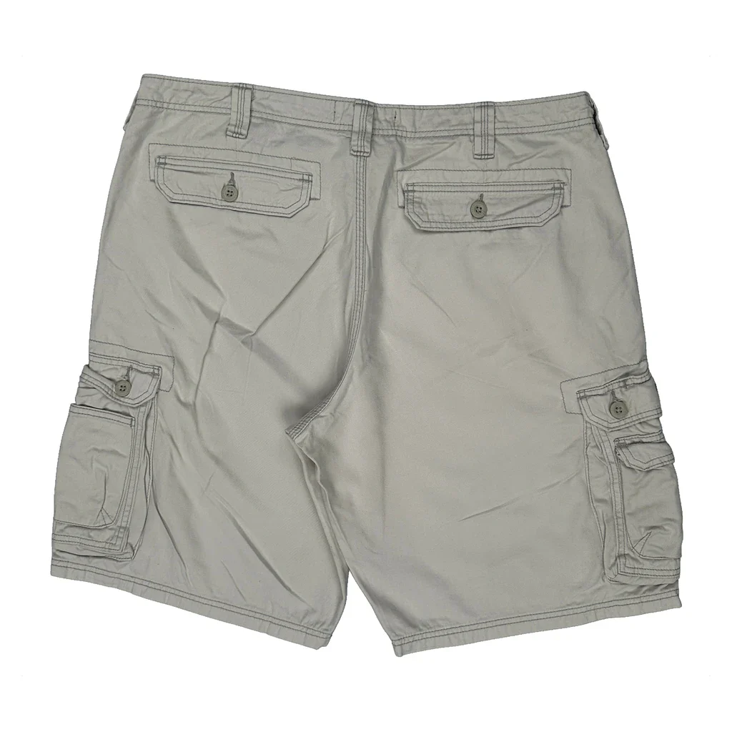 Lee Cargo Shorts - 38W 11L Beige Cotton