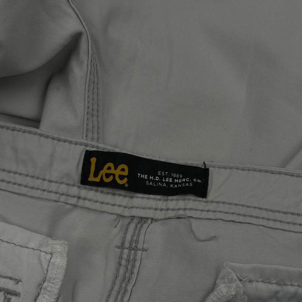 Lee Cargo Shorts - 38W 11L Beige Cotton - Image 6
